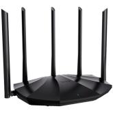Tenda| TX2 PRO | Router wireless | 802.11a.x | AX 1500 Dual Band | Porturi 1 WAN, 3 LAN Gigabit| Antene 5 externe 6 dbi | | Negru