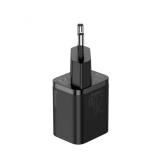 INCARCATOR retea Baseus Super Si, Quick Charge 20W, 1 x USB Type-C 5V/3A max, include cablu USB Type-C la Lightning Iphone 1m, negru