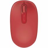 Mouse Microsoft Mobile 1850, Wireless Optic, Rosu