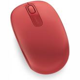 Mouse Microsoft Mobile 1850, Wireless Optic, Rosu
