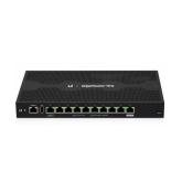 Ubiquiti EdgeRouter ER-10X, 10x Gigabit LAN, 10 Gigabit RJ45 ports offer copper connectivity with PoE input on port 1 and PoE passthrough on port 10 Passthrough, Powered by 24V Passive PoE or External AC/DC Adapter, Dual-Core, 880 MHz, MIPS1004Kc Processo