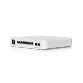 UBIQUITI Switch 8 porturi POE USW-PRO-8-POE-120W, Layer 3, Dimensiuni: 200 x 248 x 44 mm, Greutate: 2.1kg, Interfata: 8 x 10/100/1000Mbps, 2 x 10G SFP, 6 porturi POE, 2 porturi POE++, Capacitate switch: 56Gbps, buget POE: 120W.