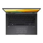 Laptop ASUS Zenbook, UM3402YA-KM175W, 14.0-inch, 2.8K (2880 x 1800) OLED 16:10, AMD Ryzen(T) 7 5825U 16GB LPDDR4X on board, 1TB M.2 Windows 11 Home, Jade Black, 2 years