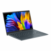Laptop ASUS Zenbook UM425QA-KI180W, 14'' FHD (1920 x 1080), AMD Ryzen™ 5 5600H (6-core/12-thread, 19MB cache, up to 4.2 GHz max boost), 16GB, 512GB SSD, AMD Radeon™ Vega 7 Graphics, Windows 11 Home, Pine Grey