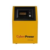 UPS CYBER POWER Inverter (pt. motoare, pompe etc.), Sinusoida Pura,  1000VA/ 700W, AVR, 2 x socket Shucko, display LCD, fara baterie, functioneaza cu baterie de 12V, seria EPS, 