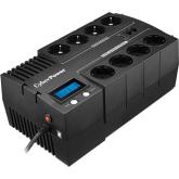 UPS CYBER POWER Line Int. cu management, LCD, brick,  1000VA/ 600W, AVR, 8 x socket Shucko, display LCD, 1 x baterie 12V/9Ah, Backup 42-60min, incarc.8h, USB, USB Charger Port, combo RJ45, GreenPower (Energy Saving),