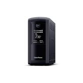 UPS CYBER POWER Line Int. cu mgmt, LCD, tower, 700VA/ 390W, AVR, 4 x socket Schuko, display LCD, 1 x baterie 12V/7Ah, Backup 1- 8 min, incarcare 8h, USB, port RS232, combo RJ45, GreenPower (Energy Saving),