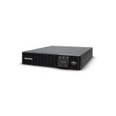 UPS CYBER POWER Line Int. cu Sinusoida Pura, rack,  2200VA/ 2200W, AVR, 8 x socket IEC, display LCD, 4 x 12V/9Ah, Backup 3-10min, incarc.8h, USB, RS232, combo RJ45, GreenPower, seria PR,