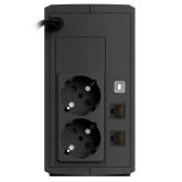 UPS nJoy Keen 600 USB UPLI-LI060KU-CG01B  Capacity 600 VA / 360 W