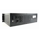 UPS GEMBIRD, Line Int. cu management, rack, 1200VA/720W, AVR, IEC x 2/ Schuko x 2, 2 x baterie 12V/7Ah, display LCD, back-up 1 - 10 min., 