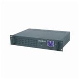 UPS GEMBIRD, Line Int. cu management, rack, 1500VA/900W, AVR, IEC x 4, 2 x baterie 12V/8Ah, display LCD, back-up 1 - 10 min., 