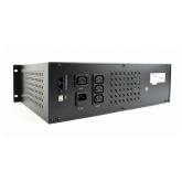 UPS GEMBIRD, Line Int. cu management, rack, 1500VA/900W, AVR, IEC x 4, 2 x baterie 12V/8Ah, display LCD, back-up 1 - 10 min., 