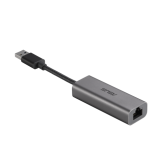 ASUS USB-C2500 Ethernet Adapter, Input USB 3.2 Gen1 Type-A, Output 100/1000/2500 Mbps RJ45 Port.