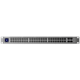 Ubiquiti USW-Pro-Max-48-PoE-EU 48-port, Layer 3 Etherlighting switch with 2.5 GbE and PoE++ output, 16x 2.5 GbE ports including (8) PoE+ and (8) PoE++, 32x GbE ports including (24) PoE+ and (8) PoE++, 4x 10G SFP+ ports, DC power backup ready, 720W