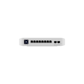 Ubiquiti USW-Ultra Layer 2, 8-port GbE PoE switch with versatile mounting options: 7x GbE PoE+ output ports, 1 xGbE PoE++ input port