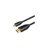 CABLU video Vention, HDMI(T) la microHDMI (T), 2m, rezolutie 4K la 60Hz, PVC, negru, 