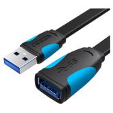 Cablu prelungitor Vention, USB 3.0 (T) la USB 3.0 (M), 2m, 5 Gbps, , PVC, negru, 