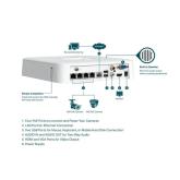 TP-LINK VIGI 4 CHANNEL Network video recorder, VIGI NVR1104H-4P, latime de banda 80 Mbps, 4 canale IP, rezolutie: pana la 8MP, format: H.265+/H.265/ H.264+/H.264, suporta 1 HDD SATA de pana la 10TB, POE