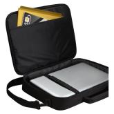 GEANTA CASE LOGIC, pt. notebook de max. 17 inch, 1 compartiment, buzunar frontal, waterproof, poliester, negru, 
