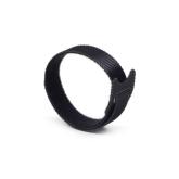 TILE prindere cablu GEMBIRD, 100pcs., 210*12 mm, din Velcro, black, 