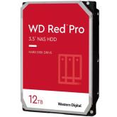 HDD NAS WD Red Pro 12TB CMR, 3.5'', 512MB, 7200 RPM, SATA, TBW: 550