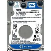 Hard disk WD Blue, 500GB, SATA-III, 5400 RPM, cache 16MB, 7 mm