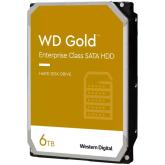 HDD Server WD Gold 6TB CMR, 3.5'', 256MB, 7200 RPM, SATA, 512E