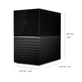 HDD extern WD, 20TB, My Book Duo, negru, USB 3.0