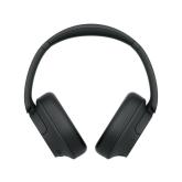 Casti Over the Ear Sony WHCH720NB.CE7, Noise Cancelling, Wireless, Bluetooth, Multipoint connection,Microfon, Quick Charge, Autonomie 35 ore, Negru