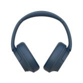 Casti Over the Ear Sony WHCH720NL.CE7, Noise Cancelling, Wireless, Bluetooth, Microfon, Multipoint connection, Quick Charge, Autonomie 35 ore, Albastru