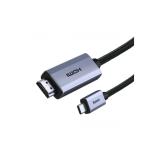 CABLU video Baseus High Definition Graphene,USB Type-C la HDMI (T), versiunea 2.0, rezolutie maxima 4K UHD (3840 x 2160) la 60 Hz, conectori auriti, 1m, negru 