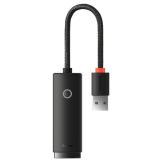 ADAPTOR RETEA Baseus Lite, USB 2.0 to RJ-45 Gigabit LAN Adapter, LED, negru 