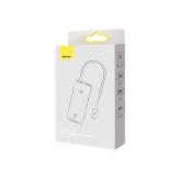 Docking Station Baseus Lite, conectare PC USB Type-C, USB 3.0 x 3, USB Type C x 1 PD 20V/5A, HDMI x 1/4K/30Hz, alb