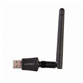 ADAPTOR RETEA GEMBIRD , extern, USB 2.0, suporta pana la 802.11n 300 Mbps, antena detasabila, 