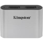 Card reader Kingston, USB 3.2, Supported Cards: UHS-II microSD cards/Backwards-compatible with UHS-I microSD cards