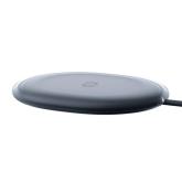 INCARCATOR wireless Baseus Jelly Qi 15W, compatibilitate smartphones si airpods, cablu Type-C la USB inclus, negru