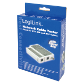 TESTER CABLU RETEA LOGILINK pt. cablu UTP, FTP si coaxial, 