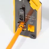 CLESTE sertizare mufe, LOGILINK, functii: sertizare mufe, decupare si taiere cablu, pentru mufe RJ11/ RJ12/RJ45 Cat.5/6a/7. pass through conectori, 