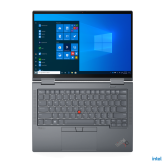 Laptop Lenovo ThinkPad X1 Yoga Gen 6 (Intel), 14'' WQUXGA (3840x2400) IPS TouchScreen, Procesor ntel Core i7-1165G7 (4C / 8T, 2.8 / 4.7GHz, 12MB), 32GB, 1TB SSD, Intel Iris Xe Graphics, Windows 10 Pro, Storm Grey