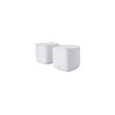 Asus dual-band large home Mesh ZENwifi system, XD4 PLUS 2 pack; white, AX1800 , 1201 Mbps+ 574 Mbps, 128 MB Flash, 256 MB RAM ; IEEE 802.11a, IEEE 802.11b, IEEE 802.11g, WiFi 4 (802.11n), WiFi 5 (802.11ac), WiFi 6 (802.11ax), IPv4, IPv6, 2 x antene intern