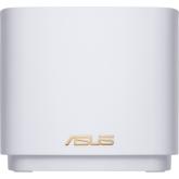 Asus dual-band large home Mesh ZENwifi system, XD4 PLUS 3 pack; white, AX1800 , 1201 Mbps+ 574 Mbps, 128 MB Flash, 256 MB RAM ; IEEE 802.11a, IEEE 802.11b, IEEE 802.11g, WiFi 4 (802.11n), WiFi 5 (802.11ac), WiFi 6 (802.11ax), IPv4, IPv6, 2 x antene intern