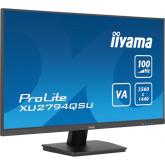 IIYAMA Monitor LED XU2794QSU-B6 27” WQHD VA panel with 100Hz refresh rate VA 2560 x 1440 @100Hz 	250 cd/m² 4000:1 1ms HDMI DP USB Hub Tilt