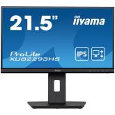 IIYAMA Monitor LED XUB2293HS-B5 21.5” IPS 3-side borderless monitor HAS (150mm) + Pivot (rotation both sides)