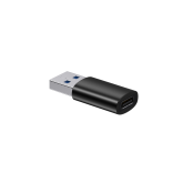 ADAPTOR Baseus Ingenuity Series Mini OTG, USB 3.1 (T) to USB Type-C (M), corp metalic, negru 