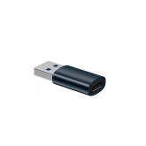 ADAPTOR Baseus Ingenuity Series Mini OTG, USB 3.1 (T) to USB Type-C (M), corp metalic, albastru 