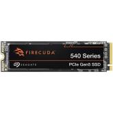SSD SEAGATE FireCuda 540 HeatSink 1TB M.2 2280-D2 PCIe Gen5 x4 NVMe 2.0, Read/Write: 9500/8500 MBps, IOPS 1300K/1500K, TBW 1000, Rescue Recovery 3 ani