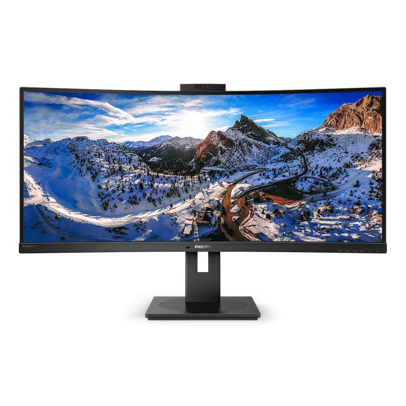 MONITOR Philips 346P1CRH 34 inch, Panel Type: VA, Backlight: WLED ,Resolution: 3440x1440, Aspect Ratio: 21:9, Refresh Rate:100Hz, Responsetime GtG: 4 ms, Brightness: 500 cd/m², Contrast (static): 3000:1,Contrast (dynamic): 80M:1, Viewing angle: 178/178, C
