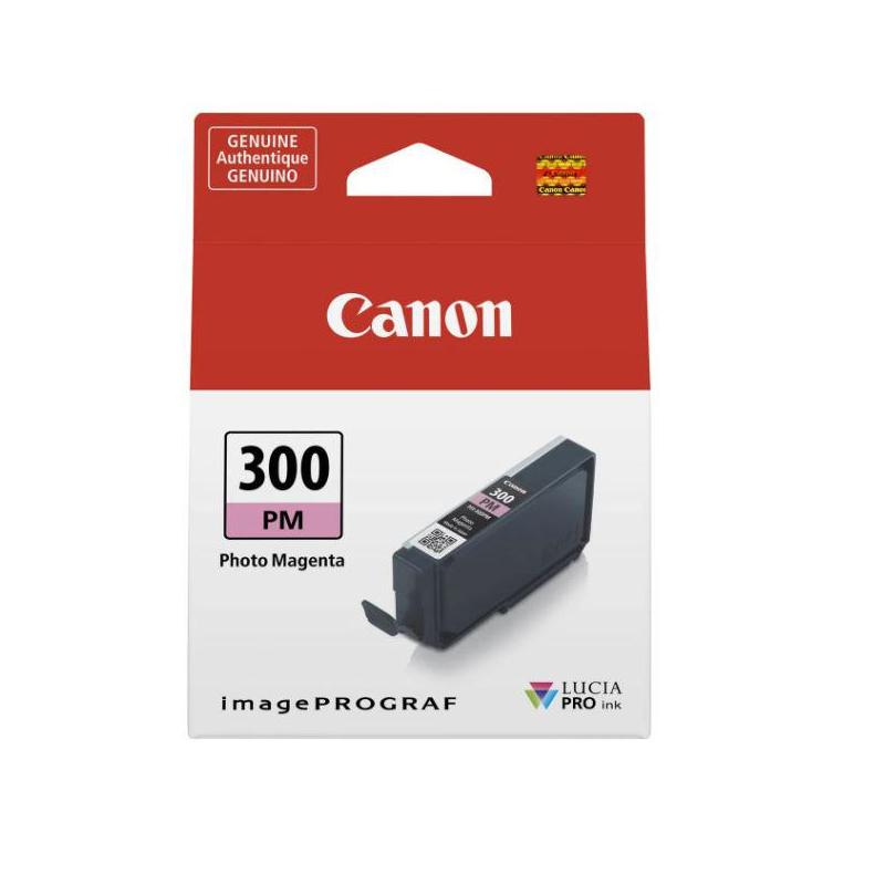 Cartus cerneala Canon PFI300PM, Photo Magenta, capacitate 14.4ml, pentru Canon imagePROGRAF PRO-300.