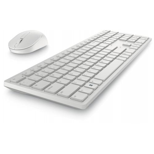 Kit tastatura si mouse Dell KM5221W, wireless, alb
