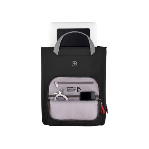 GENTI si RUCSACURI Wenger Motion Vertical Tote 15.6Laptop with Tablet Pocket Bla 